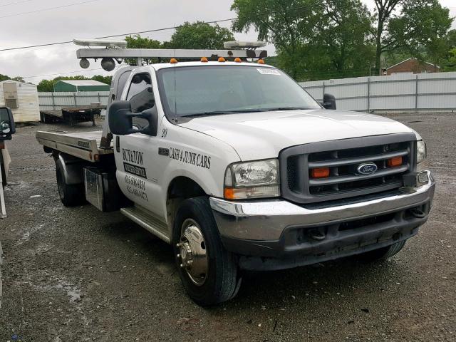 1FDAF56F32EC51589 - 2002 FORD F550 SUPER WHITE photo 1