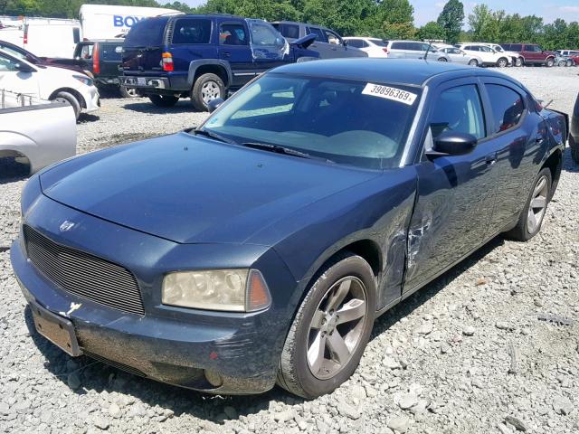 2B3KA33G78H206926 - 2008 DODGE CHARGER SX CHARCOAL photo 2