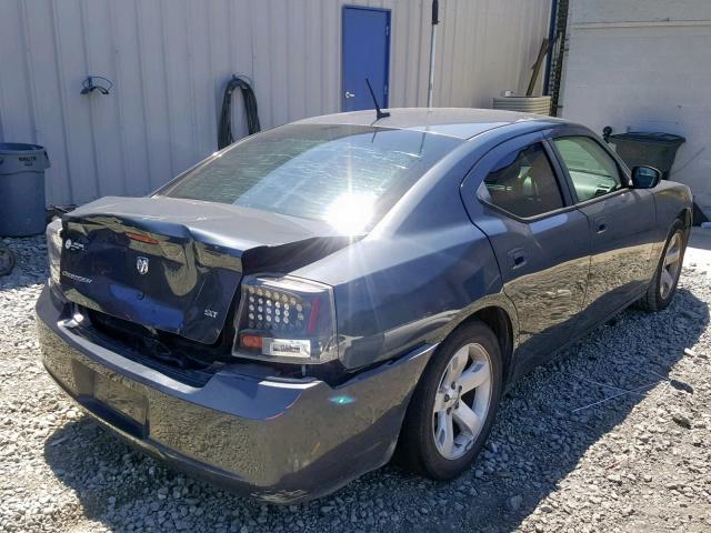 2B3KA33G78H206926 - 2008 DODGE CHARGER SX CHARCOAL photo 4