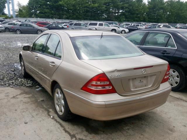 WDBRF61J33F304259 - 2003 MERCEDES-BENZ C 240 GOLD photo 3