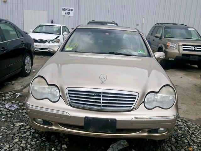 WDBRF61J33F304259 - 2003 MERCEDES-BENZ C 240 GOLD photo 9