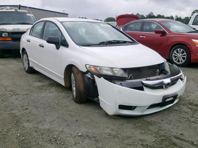 19XFA1F34AE081317 - 2010 HONDA CIVIC VP WHITE photo 1