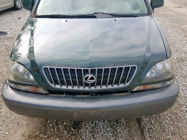 JT6HF10U5Y0154488 - 2000 LEXUS RX 300 GREEN photo 7