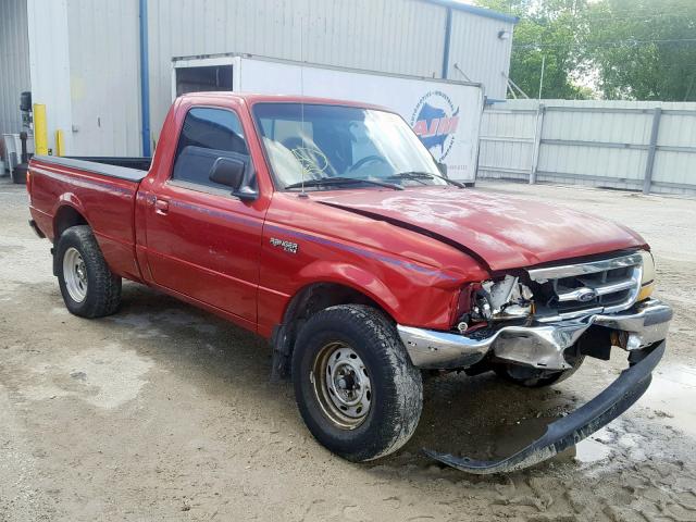 1FTYR10C1WUC87245 - 1998 FORD RANGER RED photo 1