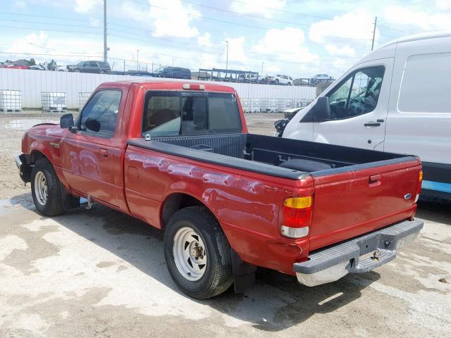 1FTYR10C1WUC87245 - 1998 FORD RANGER RED photo 3