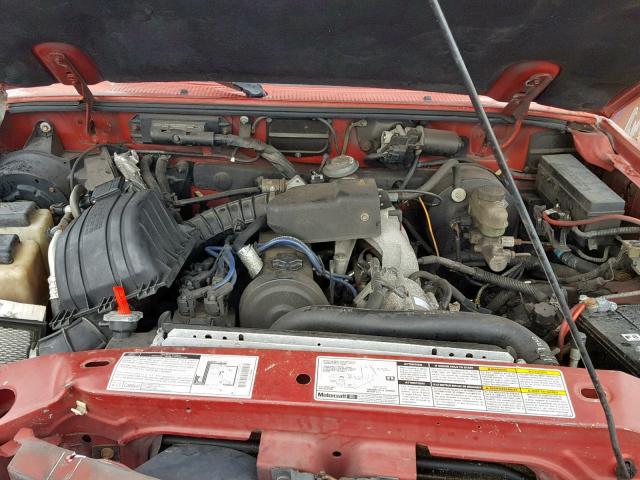 1FTYR10C1WUC87245 - 1998 FORD RANGER RED photo 7