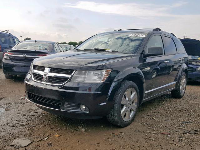 3D4GH67V99T563899 - 2009 DODGE JOURNEY R/ BLACK photo 2