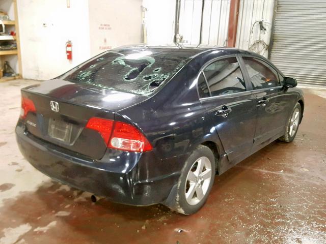 1HGFA16918L069763 - 2008 HONDA CIVIC EXL BLACK photo 4