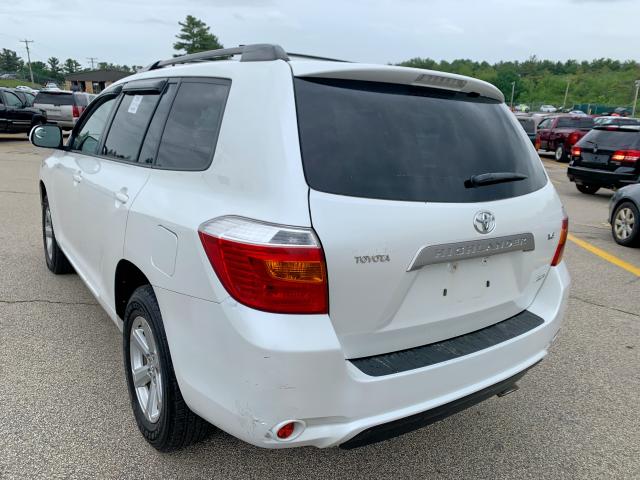 JTEES41AX82023537 - 2008 TOYOTA HIGHLANDER WHITE photo 4