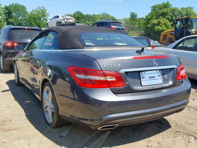 WDDKK7DF2DF203667 - 2013 MERCEDES-BENZ E 550 GRAY photo 3