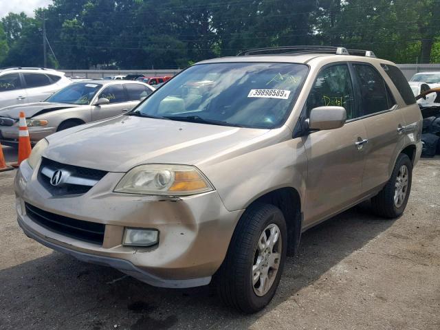 2HNYD18666H518151 - 2006 ACURA MDX TOURIN TAN photo 2