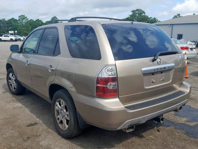 2HNYD18666H518151 - 2006 ACURA MDX TOURIN TAN photo 3