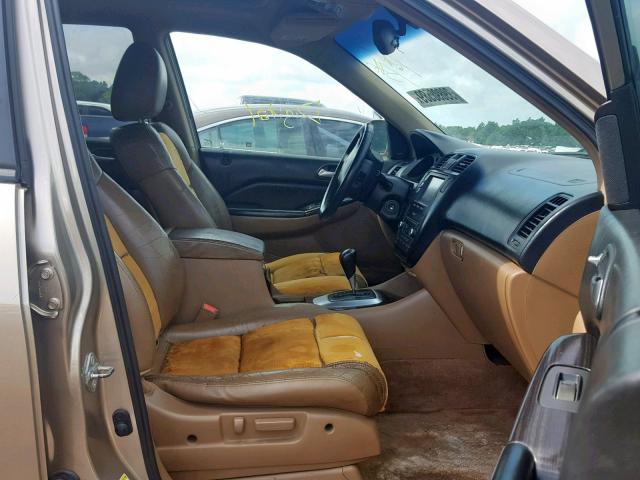 2HNYD18666H518151 - 2006 ACURA MDX TOURIN TAN photo 5