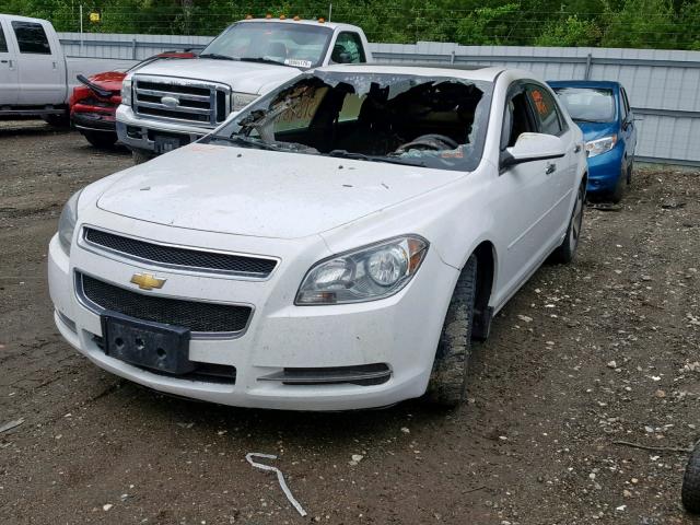 1G1ZC5E0XCF153306 - 2012 CHEVROLET MALIBU 1LT 白色 照片 2