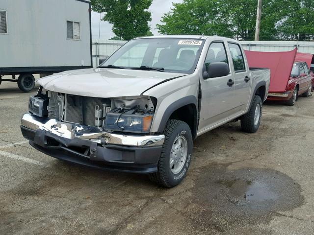 1GCDT13E078134234 - 2007 CHEVROLET COLORADO TAN photo 2