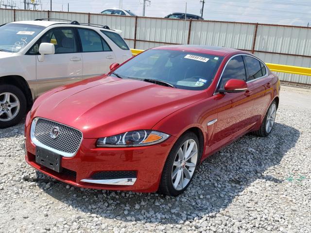 SAJWA0F78F8U58022 - 2015 JAGUAR XF 3.0 SPO RED photo 2