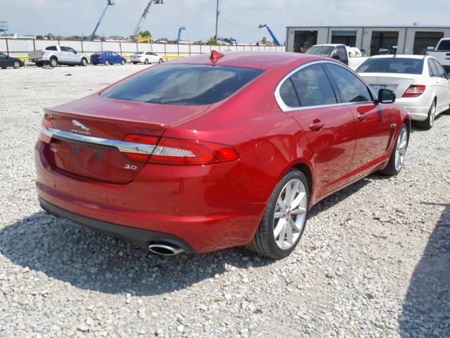 SAJWA0F78F8U58022 - 2015 JAGUAR XF 3.0 SPO RED photo 4