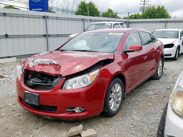 1G4GC5ER2DF246220 - 2013 BUICK LACROSSE RED photo 2