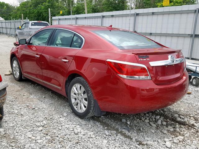 1G4GC5ER2DF246220 - 2013 BUICK LACROSSE RED photo 3