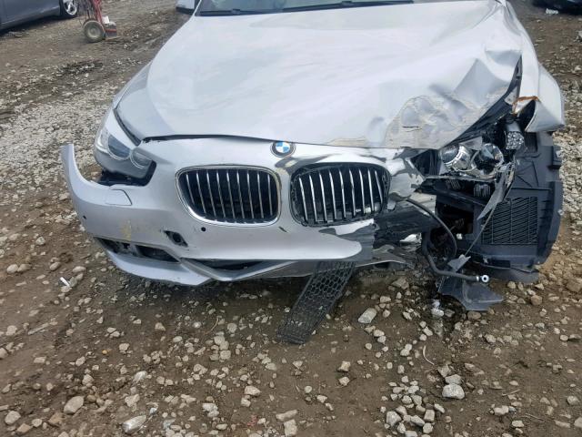 WBA5M2C5XED872017 - 2014 BMW 535 IGT SILVER photo 9