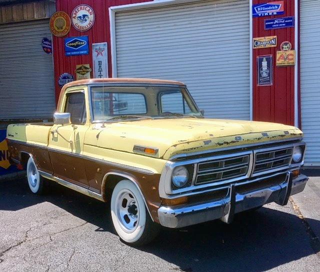 F10GCM85783 - 1972 FORD F-100 TWO TONE photo 1