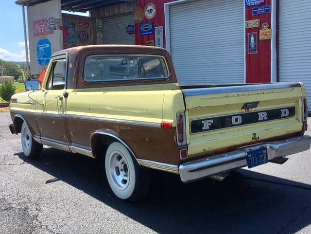 F10GCM85783 - 1972 FORD F-100 TWO TONE photo 3