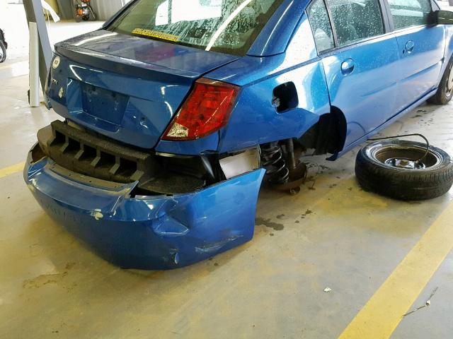 1G8AJ52FX3Z156976 - 2003 SATURN ION LEVEL BLUE photo 9
