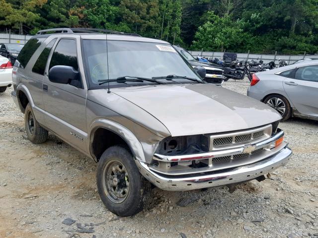 1GNCS18W91K111875 - 2001 CHEVROLET BLAZER BEIGE photo 1