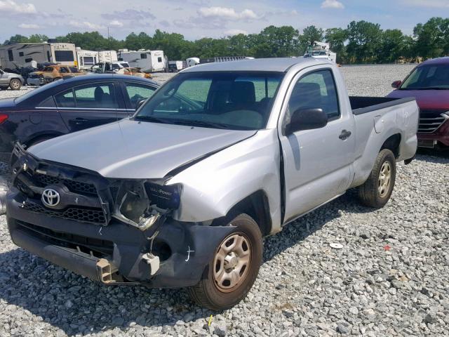 5TFNX4CN9BX002548 - 2011 TOYOTA TACOMA SILVER photo 2