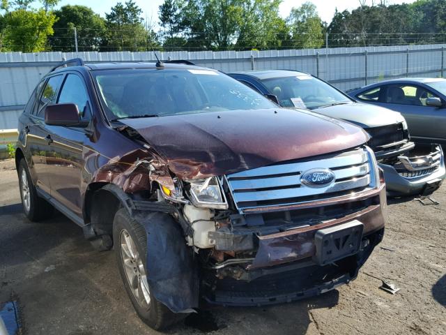 2FMDK38C09BA61318 - 2009 FORD EDGE SEL MAROON photo 1