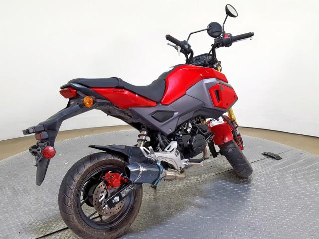 MLHJC611XH5204533 - 2017 HONDA GROM 125 RED photo 8