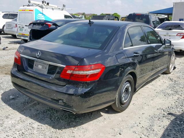 WDDHF5KB8DA721508 - 2013 MERCEDES-BENZ E 350 BLACK photo 4