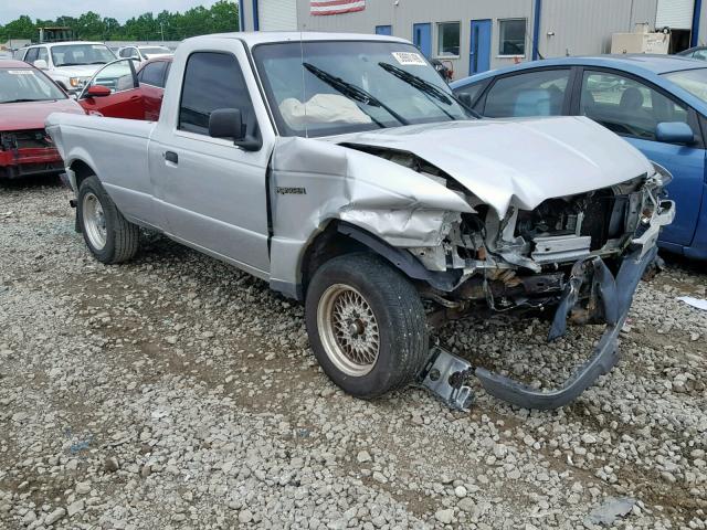 1FTYR10U54PA00865 - 2004 FORD RANGER SILVER photo 1