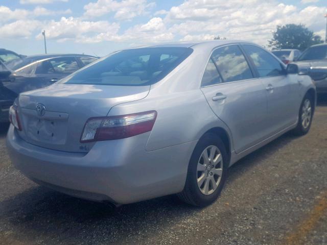 4T1BB46K59U063552 - 2009 TOYOTA CAMRY HYBR SILVER photo 4