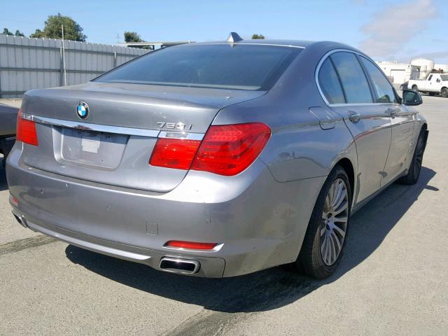 WBAKA83579CY34965 - 2009 BMW 750 I CHARCOAL photo 4