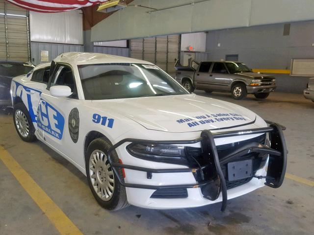 2C3CDXKT8KH559171 - 2019 DODGE CHARGER PO WHITE photo 1