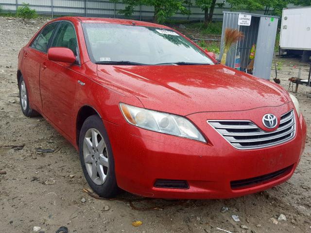 4T1BB46K58U031005 - 2008 TOYOTA CAMRY HYBR RED photo 1