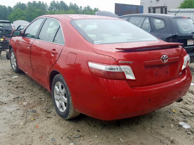 4T1BB46K58U031005 - 2008 TOYOTA CAMRY HYBR RED photo 3