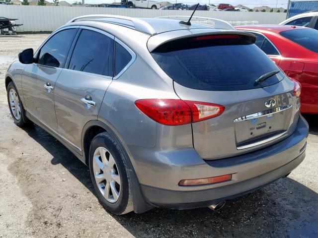 JN1AJ0HR6AM753694 - 2010 INFINITI EX35 BASE GRAY photo 3