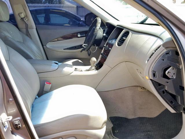 JN1AJ0HR6AM753694 - 2010 INFINITI EX35 BASE GRAY photo 5