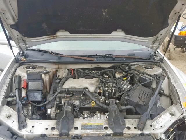 2G1WF52E349297560 - 2004 CHEVROLET IMPALA GRAY photo 7