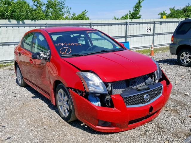 3N1AB6AP7CL756934 - 2012 NISSAN SENTRA 2.0 RED photo 1