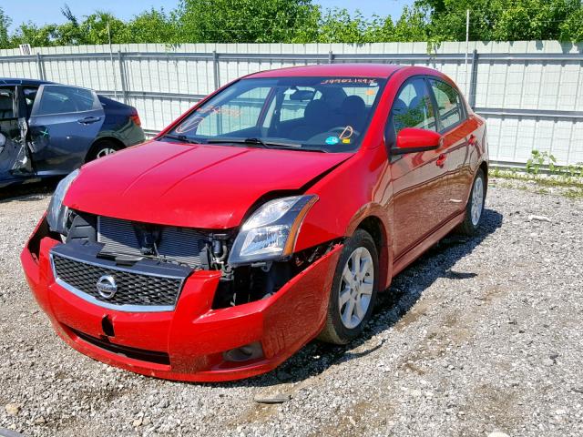 3N1AB6AP7CL756934 - 2012 NISSAN SENTRA 2.0 RED photo 2