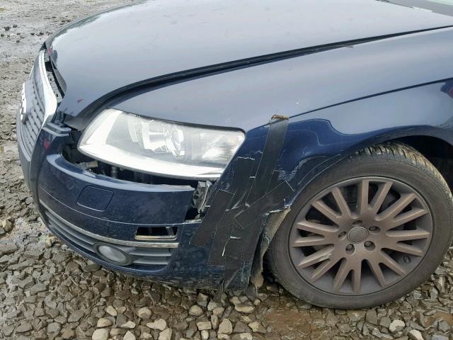 WAUDH74FX7N017075 - 2007 AUDI A6 3.2 QUA BLUE photo 9