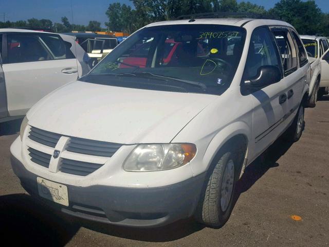 1D4GP25R76B714379 - 2006 DODGE CARAVAN SE WHITE photo 2