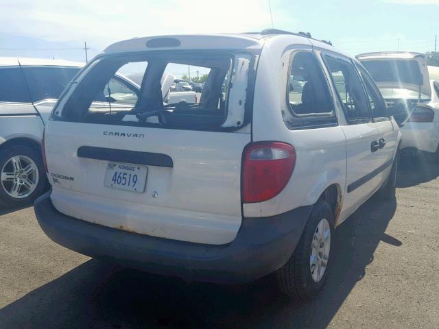 1D4GP25R76B714379 - 2006 DODGE CARAVAN SE WHITE photo 4