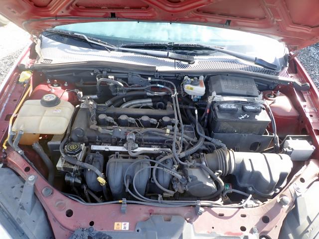 1FAFP34NX7W286689 - 2007 FORD FOCUS ZX4 BURGUNDY photo 7