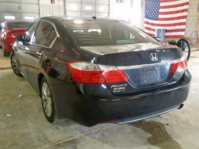 1HGCR2F8XDA264632 - 2013 HONDA ACCORD EXL BLACK photo 3