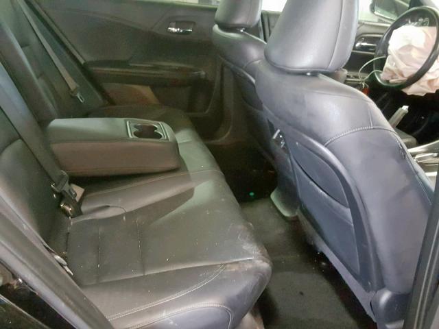 1HGCR2F8XDA264632 - 2013 HONDA ACCORD EXL BLACK photo 6