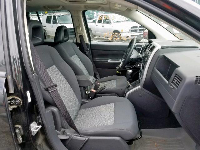 1J8FF47W48D775554 - 2008 JEEP COMPASS SP Қара фото 5